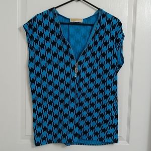 Michael Kors turquoise shirt